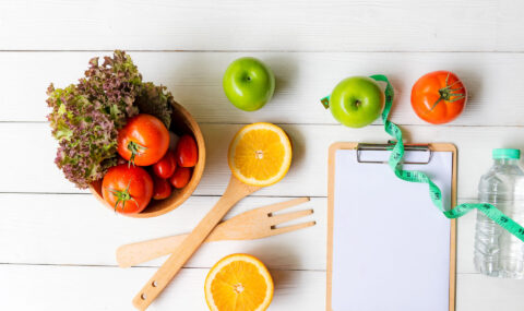 Diet Health Planning and workout for new life. Sport exercise equipment workout gym.